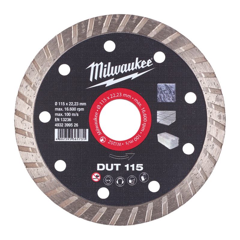 Disque Diamant Dut 115Mm (X1) -Milwaukee Consommable