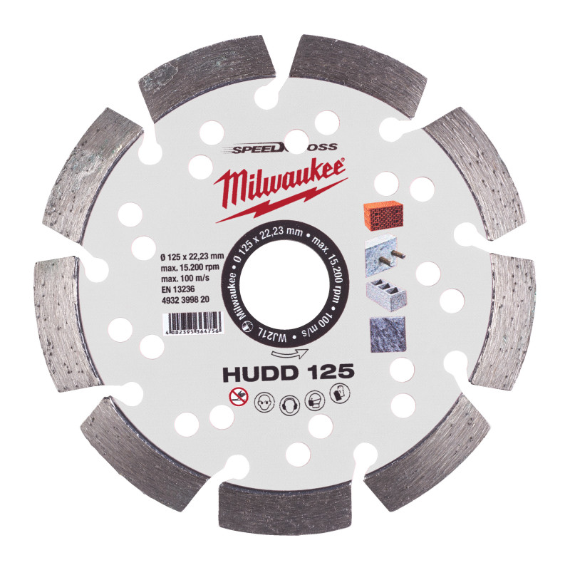 Disque Diamant Hudd 125Mm (X1) -Milwaukee Consommable