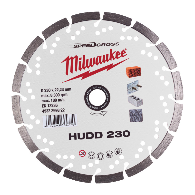 Disque Diamant Hudd 230Mm (X1)-Milwaukee Consommable