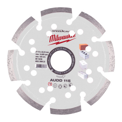 Disque Diamant Audd 115Mm (X1)-Milwaukee Consommable