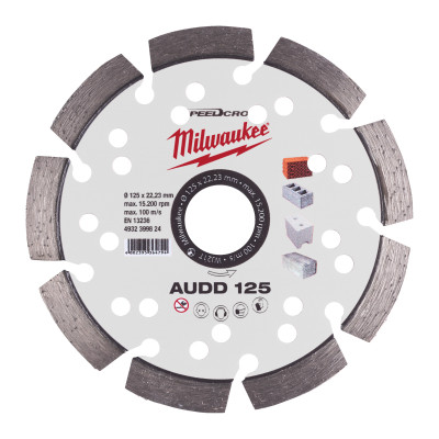 Disque Diamant Audd 125Mm (X1)-Milwaukee Consommable