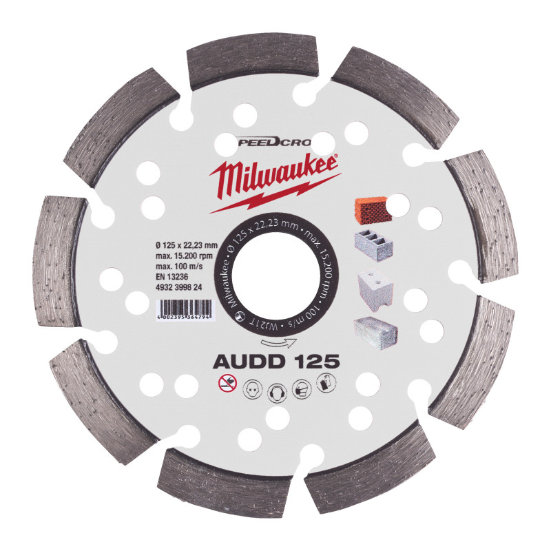 Disque Diamant Audd 125Mm (X1)-Milwaukee Consommable