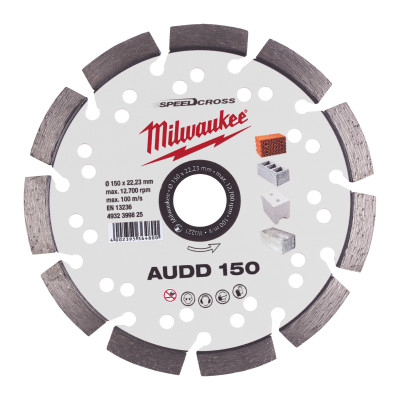 Disque Diamant Audd 150Mm (X1)-Milwaukee Consommable