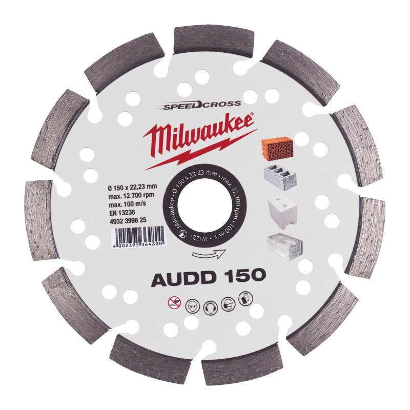 Disque Diamant Audd 150Mm (X1)-Milwaukee Consommable