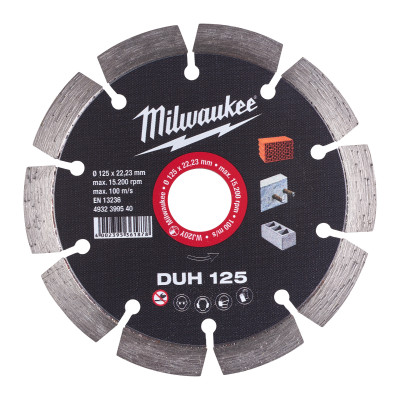 Disque Diamant Duh 125Mm (X1)-Milwaukee Consommable