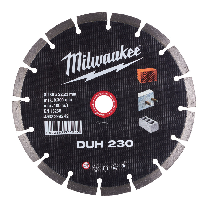 Disque Diamant Duh 230Mm (X1)-Milwaukee Consommable