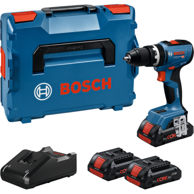 Perceuse à percussion GSB 18 V-65 + ProCORE18 V 3 x4,0 Ah L