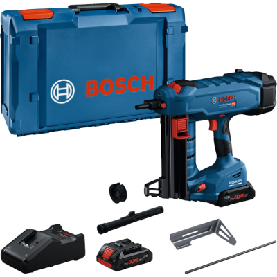Cloueur GNB 18 V-40 + Batteries ProCORE18V 2 X4,0 Ah + Chargeur GAL 18 V-40 XL
