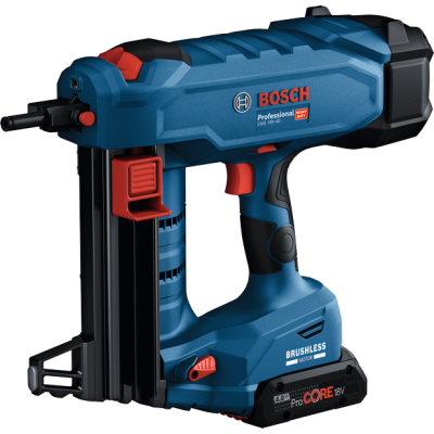 Cloueur GNB 18 V-40 + Batteries ProCORE18V 2 X4,0 Ah + Chargeur GAL 18 V-40 XL