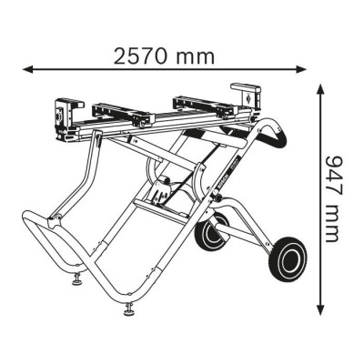 Outil et support de travail GTA 2500 W (C)