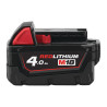 M18 B4 - 18V 4,0Ah Red Lithiumn - Système M18 -Milwaukee Batteries, Chargeurs, L