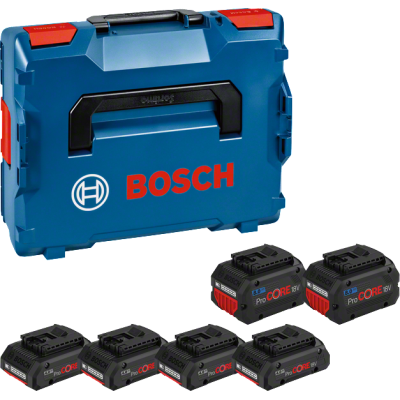 Set Multiple ProCORE18 V 4 x4,0 Ah + ProCORE18 V 2 x8,0 Ah L