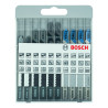 Kit 10 Lames scie sauteuse Bois & Métal x10