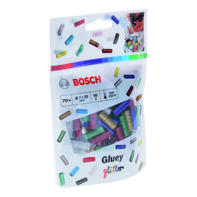 Bâtonnets de colle pailletée, Gluey x70