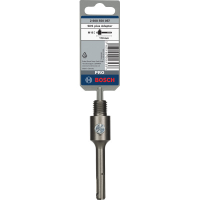 Porte-outil pour couronne trepan PRO SDS plus 105 mm M16