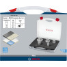 Coffret 5 trépans diamant PRO Ceramic a sec, 68 x33 51 x33 35 x33 25 x33 20 x33 mm