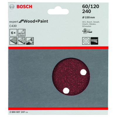 6 ABR EXC ASSORT Ø 150 mm G60/120/240 grain 60