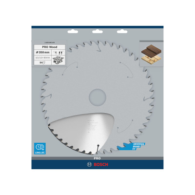 Lame scie Circulaire PRO Bois 350 x30 x3,5 mm 54D