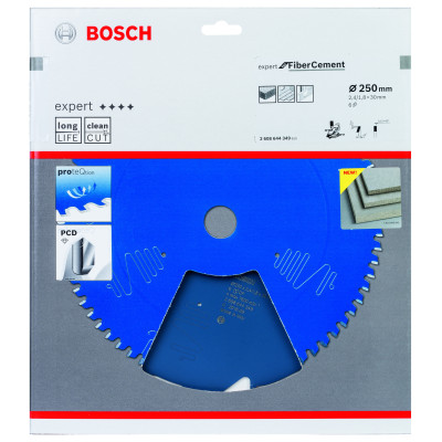 Lame scie circulaire EXPERT Fibrociment 250 x30 x2,4 mm 6D