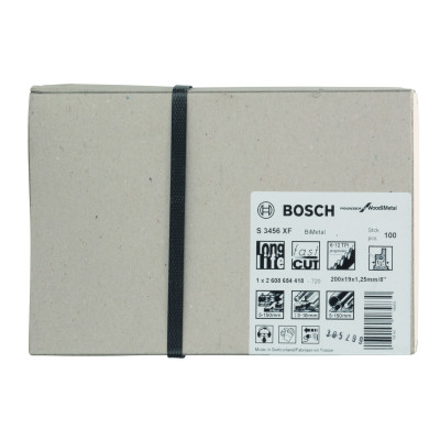 100 Lames scie sabre BIM Progressor Bois & Métal 200 mm S3456XF