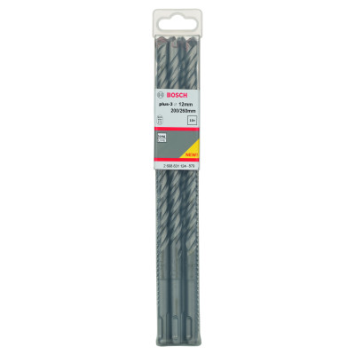 10 Foret beton SDS plus 3 ORIGINAL 12 x200 x260 mm