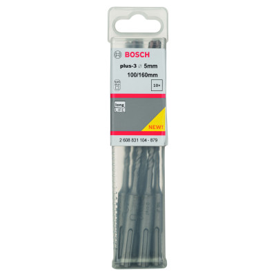 10 Foret beton SDS plus 3 ORIGINAL 5 x100 x160 mm