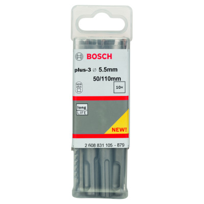10 Foret beton SDS plus 3 ORIGINAL 5.5 x50 x110 mm