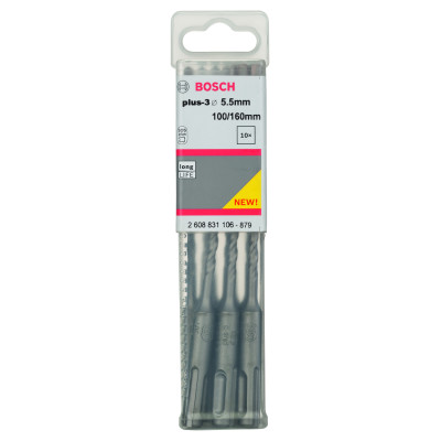 10 Foret beton SDS plus 3 ORIGINAL 5.5 x100 x160 mm