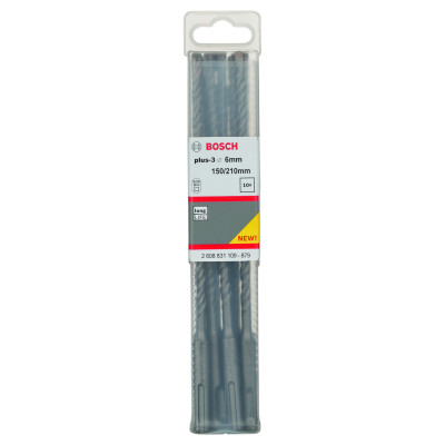 10 Foret beton SDS plus 3 ORIGINAL 6 x150 x210 mm