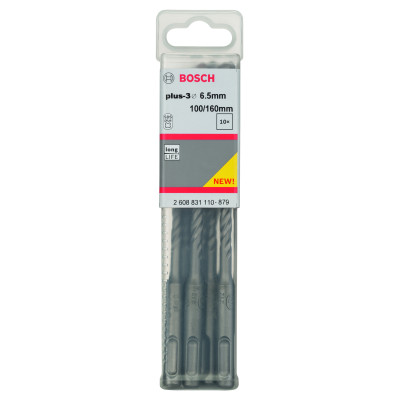 10 Foret beton SDS plus 3 ORIGINAL 6.5 x100 x160 mm
