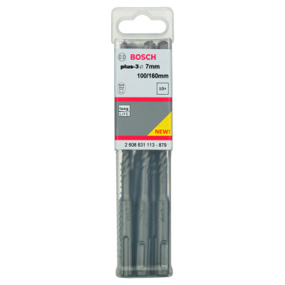 10 Foret beton SDS plus 3 ORIGINAL 7 x100 x160 mm