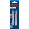 2 Lames scie sauteuse EXPERT Carbure Panneaux laminés 92 mm T128BHM