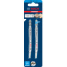 2 Lames scie sauteuse EXPERT BIM Sans éclat Bois dur 117 mm T308BF