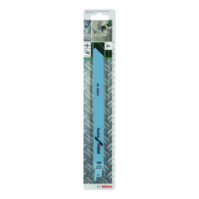 2 Lames scie sabre BIM Flexible Métal 225 mm S1122EF