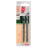 2 Lames scie sauteuse HCS Clean Bois 100 mm Pas: 2,5 mm U101BR
