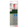 2 Lames scie sauteuse HSS Métal 70 mm Pas: 0,7 mm U18 G