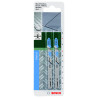 2 Lame scie sauteuse HSS Métal 92 mm Pas: 1,1-1,5 mm T118A