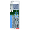 2 Lames scie sauteuse HSS Métal 92 mm Pas: 1,9-2,3 mm T118B