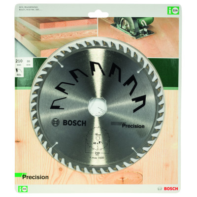 Lame scie circulaire Précision Bois 210 x30 x2,5 mm 48D