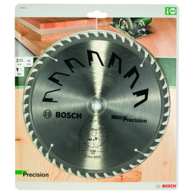 Lame scie circulaire Précision Bois 235 x16 x2,5 mm 48D