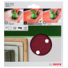 ABR. EXCENTRIQUES auto-agrippant 150/G120/6TROUS grain 120 x5