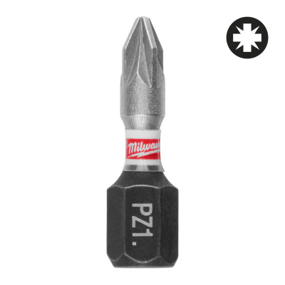 Boiîte 25 Embouts Shockwave™ Pz1 25Mm-Milwaukee Consommable
