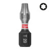 Boiîte 25 Embouts Tx20 Shockwave™ 25Mm-Milwaukee Consommable