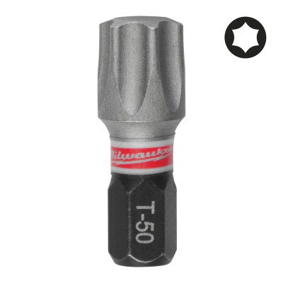 Boiîte 25 Embouts Tx50 Shockwave™ 25Mm-Milwaukee Consommable