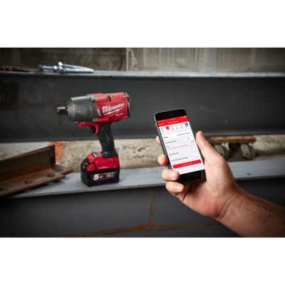 M18 ONEFHIWF34-502X - Boulonneuse à chocs FUEL ONE KEY, Carré 3/4'',18V, 5,0 Ah, 1 423 Nm, 3 Modes, 1 mode de Finition, Bluetoot