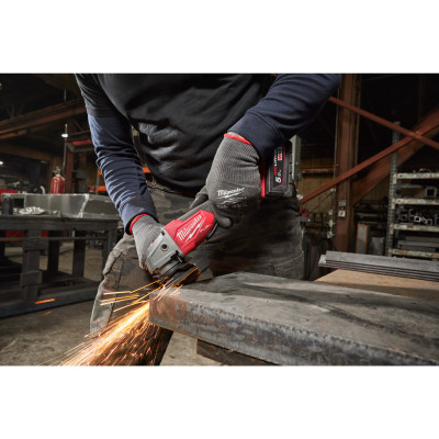 M18 FSAG125X-0X - MEULEUSE 125MM FUEL 18V, Interrupteur coulissant, sans batterie - HD Box sans batterie ni chargeur