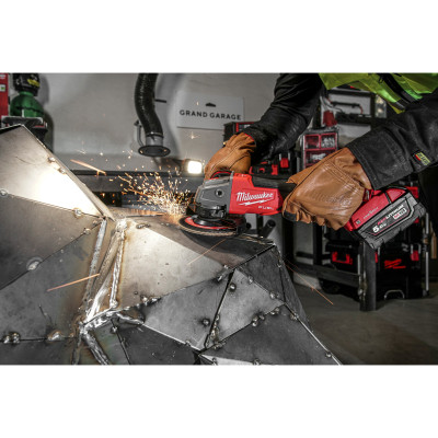 M18 ONEFSAG125XPDB-502X - Meuleuse 125mm FUEL, ONE KEY, Interrupteur Homme Mort, Frein de disque, sans batterie  - HD Box, 2 bat