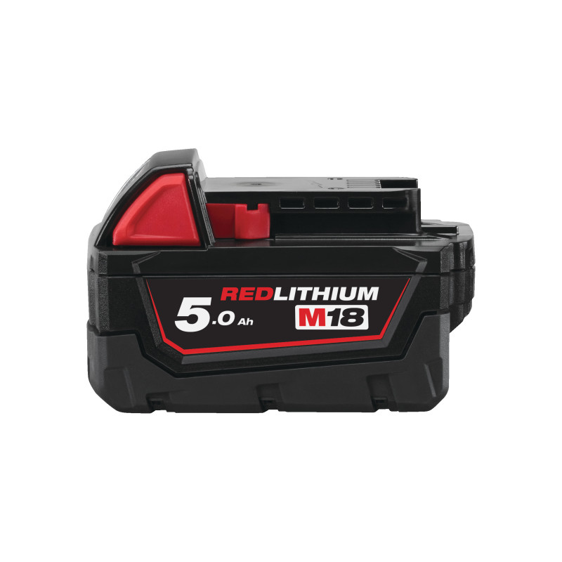 M18 B5 - 18V 5,0Ah Red Lithium - Système M18 -Milwaukee Batteries, Chargeurs, La