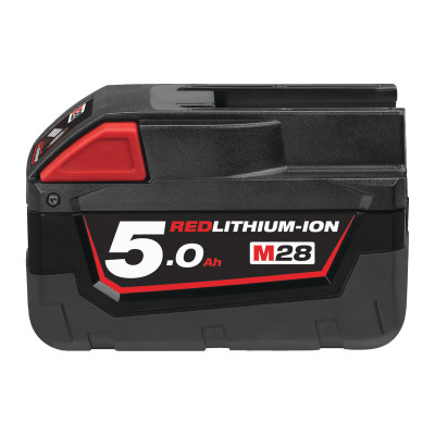 M28 B5 - 28V 5,0Ah Red Lithium, Système M28-Milwaukee Batteries, Chargeurs, Lamp