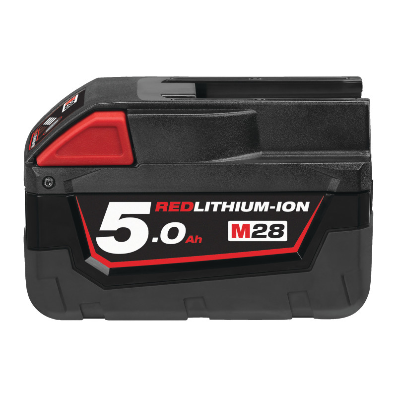 M28 B5 - 28V 5,0Ah Red Lithium, Système M28-Milwaukee Batteries, Chargeurs, Lamp